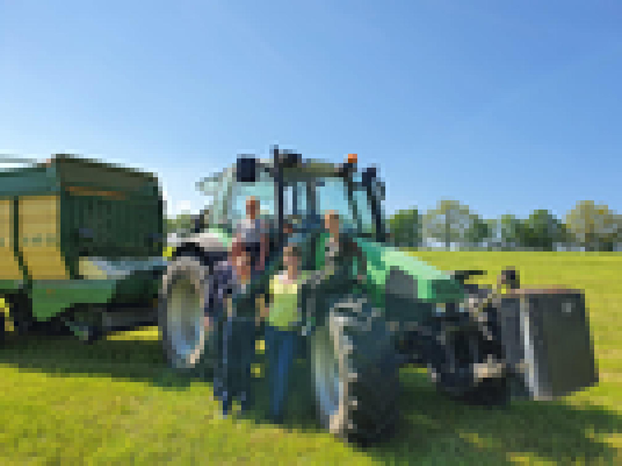 Farm Family auf dem Hof